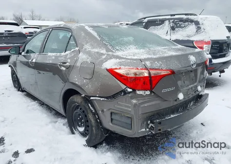 2018 Toyota Corolla Le z USA, uszkodzony, nr VIN 2T1BURHE9JC123563